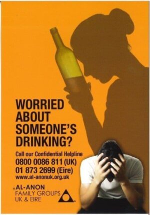 UK106 Worried About Someone's Drinking?  A4 Poster