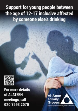 UK135 Alateen Support for Young People A5 Poster