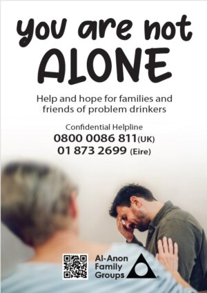 UK140 You Are Not Alone A5 Poster